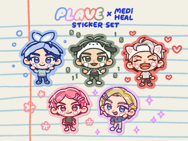 PLAVE mediheal 特典 ステッカー セット - メルカリ